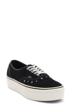 Vans Aunthetic Stackform Sneaker in Suede Black at Nordstrom, Size 6.5 Womens