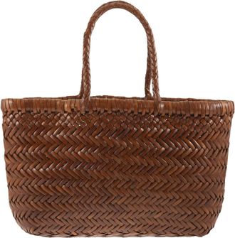 Dragon Gora Handtasche aus gewebtem Leder