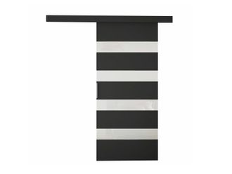Mirjan24 Mobilier1 - Puerta Corredera Closico 174, Negro + Blanco
