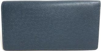 Louis Vuitton Pre-owned Leren Portemonnee - unisex - Vintage Accessoires - Blauw - ONE Size - Leer - Vintage