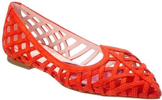 Roger Vivier Suede Flat