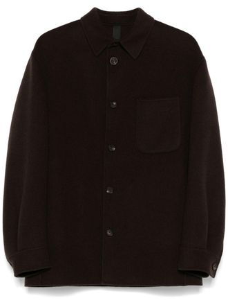Hev&ograve; Giacca-camicia Bari D - Marrone
