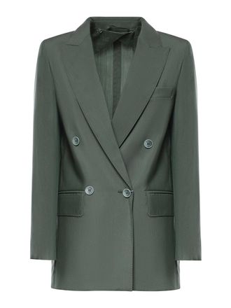 Max Mara Double-Breasted Wool And Silk Blazer