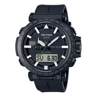 Casio Casio Pro Trek Outdoor Sports Stylish Analog Watch Black White PRW-6621Y-1PR