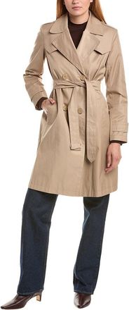 Via Spiga Double-Breasted Trench Coat