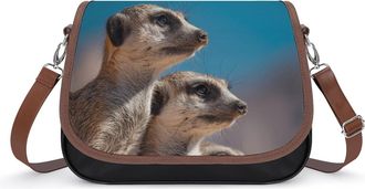 Generic Funny Meerkats Fashion Womens Crossbody Bags Novelty Handbag Shoulder Bag Purse