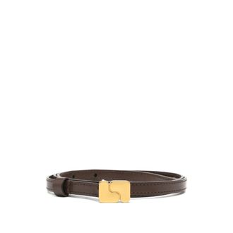 SOEUR Logo-buckle Leather Belt