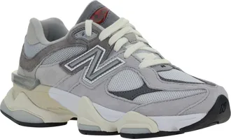 New Balance Unisex 9060 Sneakers Grey Polyester; Racoon; Suede