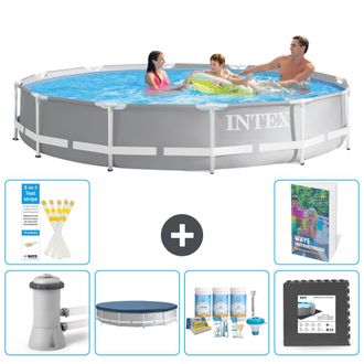 Intex Piscina Prism Frame Redonda - 366x76 Cm - 7-piezas S238