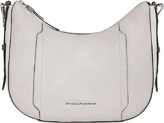 Piquadro Shoulder Bags, female, White, ONE SIZE, Circle Shoulder Bag