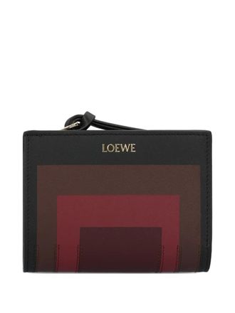 Loewe panelled leather wallet - women - Calf Leather - One Size - Black