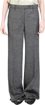N&deg;21 Wijde broek - Dames - Wijde Broeken - Wit - 2XL - Broeken