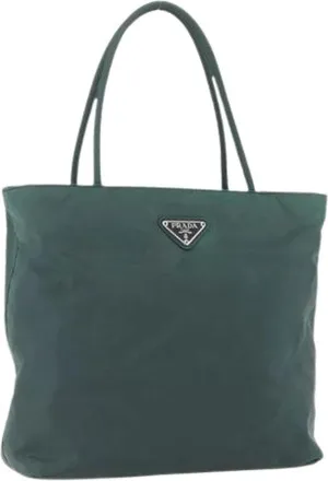 Prada Pre-owned Tote Bags, female, Green, Size: ONE SIZE Pre-owned Tote Bag