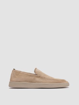 Officine Creative Herbie 011 Suede Loafers in Camel at Nordstrom, Size 42