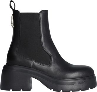 Liu Jo Carrie Boots - Dames - Laarzen met Hak - Zwart - 40 EU - Leer - Schoenen