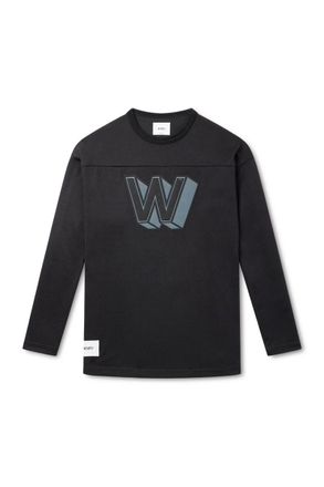 Wtaps Logo-Appliquéd Cotton-Blend Jersey T-Shirt