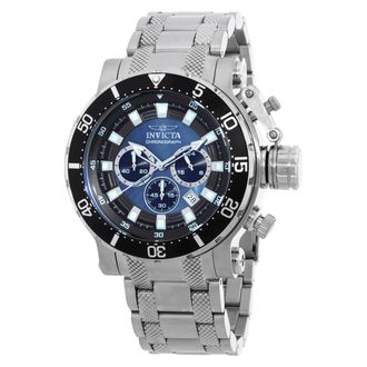 Invicta Coalition Forces Chronograph GMT Quartz Black Dial Mens Watch 49753