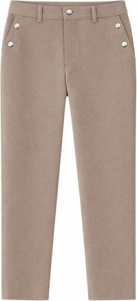 2-Biz Slim-fit Pantalon - Dames - Slim Fit Broeken - Bruin - S - Leer - Broeken