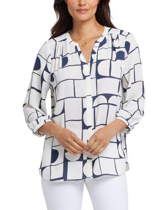 NYDJ Nydj Petite Pintuck Blouse