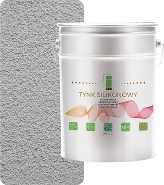 OEM Revestimiento Exterior De Silicona Para Fachadas, Gris Claro, 1,5 Mm, Calidad Superior, 25 Kg