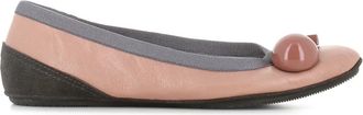 Dove Nuotano Gli Squali Ballerinas met rond detail - Roze