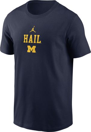 Nike Jordan Michigan Campus Local Madness Nike Mens College T-Shirt in Blue | N19941SMWN-LRV