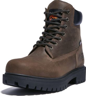 Timberland Mens 6 Direct Attach Steel Safety Toe Waterproof Insulated Shoe, 10.5 UK, Dark Brown
