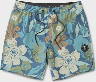Vissla Mens Breezy 16.5 Ecolastic Shorts In Dark Denim