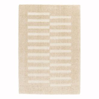 AFK Living Alfombra suave y gruesa con efecto relieve 120 x 170 cm