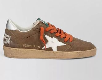 Golden Goose leather ball star low-top sneakers