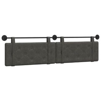 vidaXL Cabecero Colgante Negro Pu Antiguo Vidaxl
