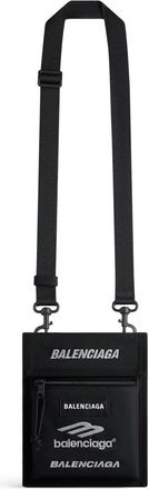 Balenciaga Explorer Small Pouch With Strap Black 6559822AAXT1000