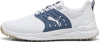 Puma Puma Mens Ignite Elevate 2 Golf Shoes, Puma White-Dark Indigo-ice Coffee, 10.5