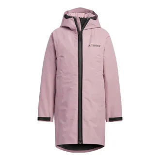 adidas (WMNS) adidas Long Down Jacket Asia Sizing Pink HN1999