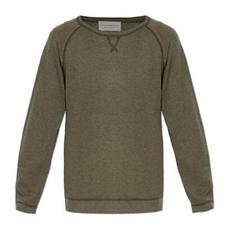 Officine G&eacute;n&eacute;rale Cashmere Knitwear, male, Green, Size: XL Nate Sweater