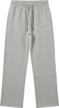 Off-white Trainingsbroeken - Heren - Sweatpants - Grijs - M - Katoen - Broeken