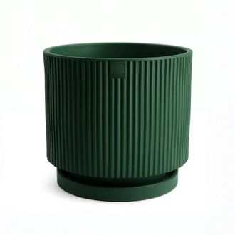 Decorspace Vaso Decorativo vertigo Monocolore Per Arredo Esterno E Interno -blu Petrolio / &Oslash; 60 X H 54 Cm / Vaso E Sottovaso