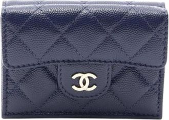Chanel Portafoglio Pre-owned (tri-fold) - - Pre-owned - Donna - Blu - ONE SIZE