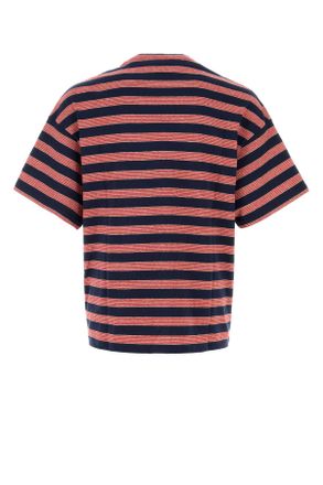 Jil Sander Striped Cotton T-Shirt - Navy