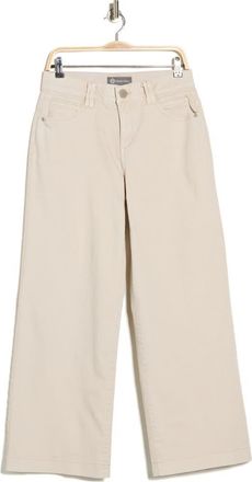Democracy High Waist Wide Leg Jeans in Washed Linen at Nordstrom Rack, Size 16P