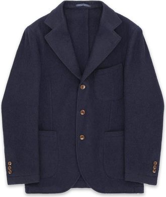 Fortela Alfonso Classic Wool Jacket in Blue at Nordstrom, Size 54 Eu