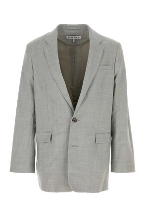 Loewe Grey Wool Blazer