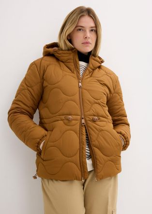 Bonprix Steppjacke BONPRIX Steppjacke, Damen, Gr. 38, braun (cognac braun), Obermaterial: 100% Polyester. Futter: 100% Polyester. &Auml;rmelfutter: 100% Polyester,