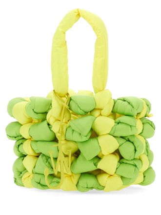 J.W.Anderson Mens Woven Tote Bag Green Outer: Polyamide Handbags Hand