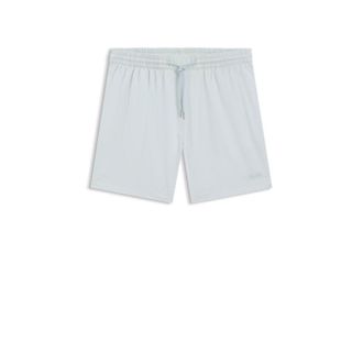 BOSS Quick-dry swim shorts in stretch seersucker