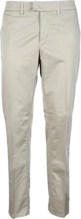 Dondup Katoen Elastaan Broek met Zakken - Heren - Chinos - Beige - W35 - Katoen - Broeken