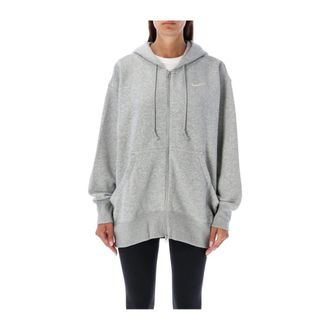 Nike Sportswear Club Fleece Full-Zip Hoodie - Dames - Vesten met rits - Grijs - S - Hoodies & sweatvesten
