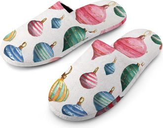 Generic Festive Hanging Decorations Mens House Slippers Slip Indoor Slipper On Shoes Warm Outdoor