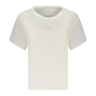 Pepe Jeans London T-Shirts, female, White, Size: XS Short-Sleeved T-Shirt