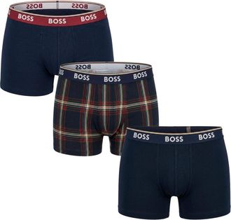 HUGO BOSS Heren, Ondergoed, Blauw, Maat: 2XL Katoen